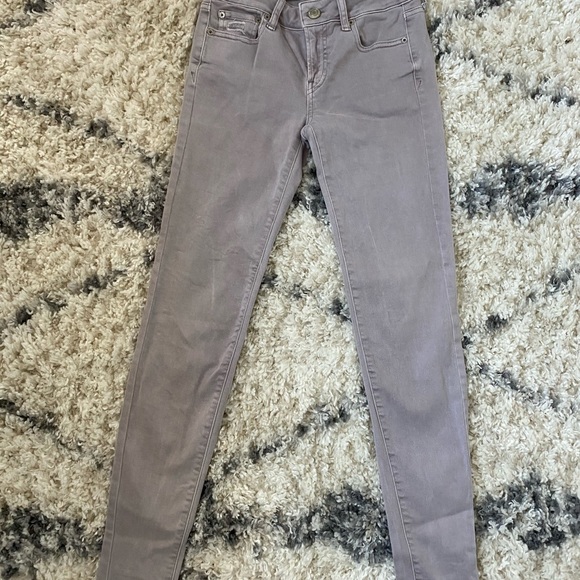 American Eagle Super Stretch Purple Jegging 0 Reg - Picture 2 of 4